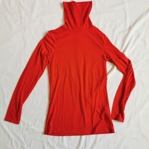 Red Esprit turtle neck longsleeve top